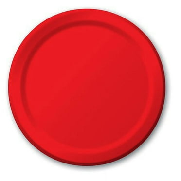Party Central Club Pack of 240 Classic Red Paper Party Banquet Dinner Plates 10.25"