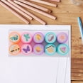 thumbnail image 6 of Viveous 10pcs Kids Stampers Kids' Printing Stamping Supplies Self Inking Stamps For Garden Birthday Tea Party Favors Goody Bag Stuffers Classroom Prizes, 6 of 10