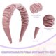 thumbnail image 3 of Diadema de turbante para niñas, banda de accesorios para el cabello, diadema sólida para mujeres y niñas, 3 of 5