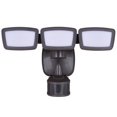 thumbnail image 1 of Proyector de seguridad Dualux LED con sensor de movimiento, color bronce, 26 W, 1 of 1
