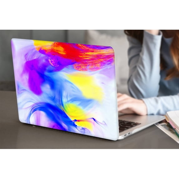 KSK KAISHEK Compatible with MacBook Pro 13 inchs Case 2012 2013 2014 2015 Rel. Model A1502/A1425, Plastic Protective Case Hard Cover + Black Keyboard Cover, Colorful B 72