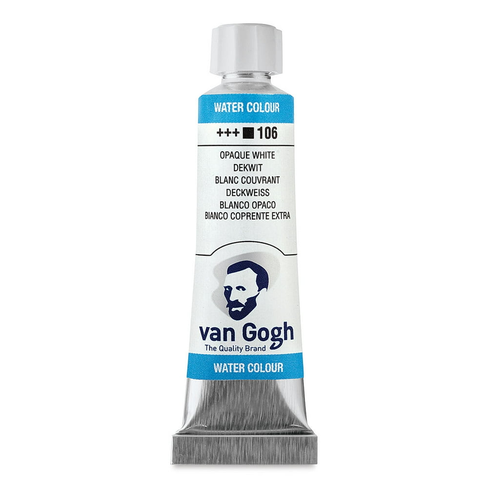 Van Gogh Watercolor White Extra Opaque, 10 ml tube