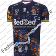 thumbnail image 2 of NRL Rugby Jersey ropa hombres niños tren camiseta equipo indígena camiseta Top 2024 2025 hogar niños camisa masculina Melbourne Hot Club, 2 of 4