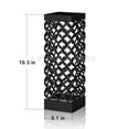 thumbnail image 2 of Umbrella Stand Rack Metal Umbrella Holder For Home Office Decoration Drip With Tray and Hook Black, 2 of 7