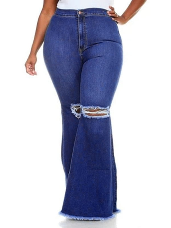 wide flare jeans