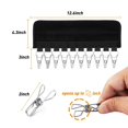 thumbnail image 3 of Hat Rack for Baseball Caps, Hanging Hat Organizer Display Holder, Hanger Hat Holder for Closet, Ball Cap Hat Storage Ideas (2-Pack), 3 of 5
