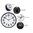 thumbnail image 5 of Infinity Instruments Pure Black Transitional Analog Display Wall Clock, 5 of 7