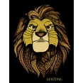thumbnail image 2 of Boy's Lion King Decorative Noble Simba  Pull Over Hoodie Black X Large, 2 of 4