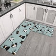 thumbnail image 2 of Black Corgi Kitchen Rugs Sets Of 2,Anti Fatigue Kitchen Mat Rugs Non Slip Washable,Decorative Kitchen Floor Mats for Kitchen,Sink,Laundry,17"x30"+17"x47", 2 of 7