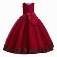 thumbnail image 1 of gdxvjhbj Robe d'Anniversaire pour Fille Robe Formelle à Paillettes pour Fille Robe de Concours à Paillettes Invitée de Mariage Robes d'Anniversaire Chic Robe à une Épaule Taille 8-9 (Rouge, 8-9 Ans), 1 of 9
