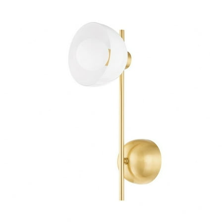 

1 Light Wall Sconce-16 inches Tall and 6.25 inches Wide-Aged Brass Finish Bailey Street Home 735-Bel-4955949