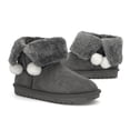 thumbnail image 3 of Winter Snow Boots for Girls Boys, Soft Comfy Warm Faux Fur Lined Kids Ankle Boots Slip On Fuzzy Short Boot, 3 of 6