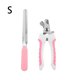 thumbnail image 5 of Methold 2 unids/set tijeras de uñas para mascotas para principiantes para una limpieza conveniente pinzas de uñas de acero inoxidable rosa Type3 NO3, 5 of 6