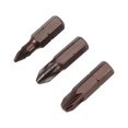 thumbnail image 1 of Unique Bargains 1/4' Hex Shank 0.98' Length #1 #2 #3 Magnetic Screwdriver Bit Set S2 Steel, 1 of 4