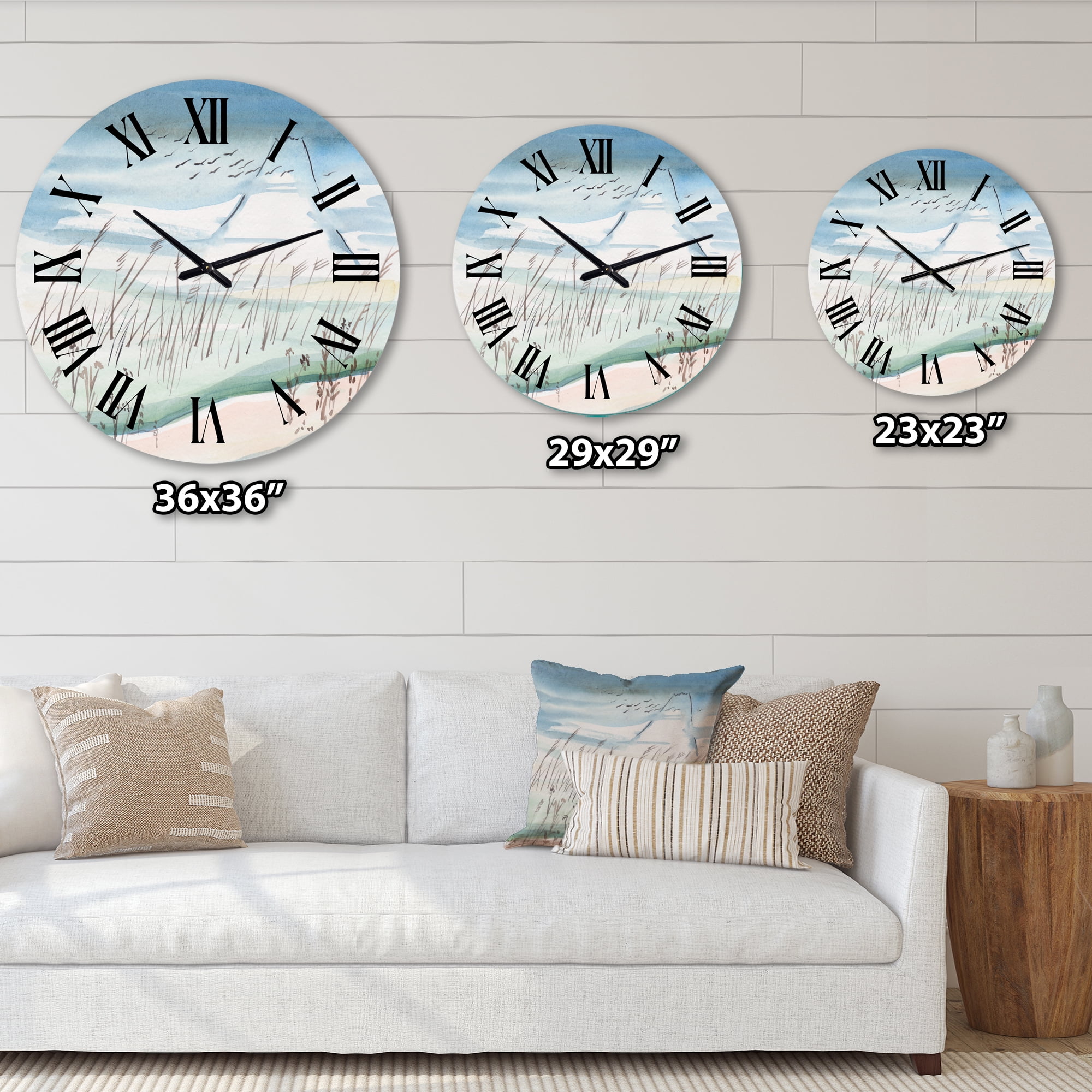 Designart 1 in Traditional Wall Clock
