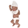 thumbnail image 1 of 10 Inch Lifelike Baby Doll Soft Silicone Newborn Boy Doll with Beautiful Clothes Children Toy for Fun and Learning, 1 of 8