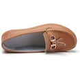 thumbnail image 2 of Women Penny Loafer Casual Comfort Slip on Shoes Walking Flat Driving Wide Width Shoes Ladies, 2 of 15