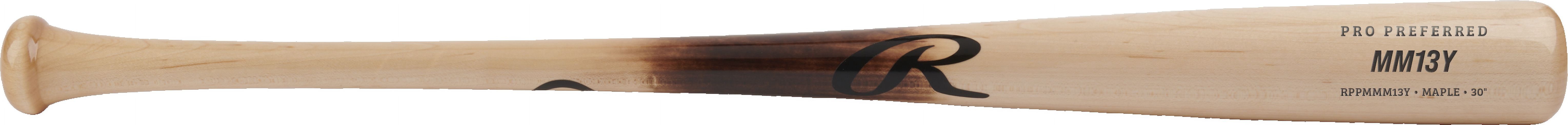 Rawlings Pro Preferred Youth Wood Bat - Maple - MM13 Pattern | 29" | -13