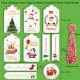 thumbnail image 3 of Zaxius 50PCS Paper Christmas Tags Christmas Tags For Gifts Christmas CardstockTags With String Christmas Labels For Gifts Xmas Brown Kraft Gift Tags With Jute Twine Baker Twine, 3 of 8