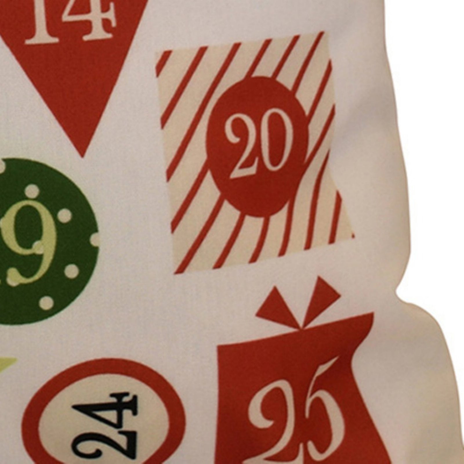 E by Design Jump For Joy Advent Calendar Print Outdoor Pillow