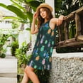 thumbnail image 2 of Naloa Bright ladybugs Print Women's Summer Spring Casual Beach Sundress,Vacation Sleeveless Tank Crewneck Loose Dresses, 2 of 7