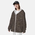 thumbnail image 4 of Pofeuu Dinosaur Print Sun Protection Outdoor Lightweight Full Zip UV Cooling Hoodie Long Sleeve Summer Clothing for Outdoor Hiking-3X-Large, 4 of 5