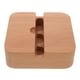 thumbnail image 4 of Soporte amplificador de altavoz de madera para teléfono móvil, soporte portátil para teléfono de escritorio con amplificación de sonido acústico para ver vídeos., 4 of 7