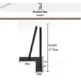 thumbnail image 4 of Patas de mesa de hierro de 10 cm a 40 cm, patas de gabinete, patas de escritorio con horquilla, patas de metal para muebles, 1 pieza, 4 of 5
