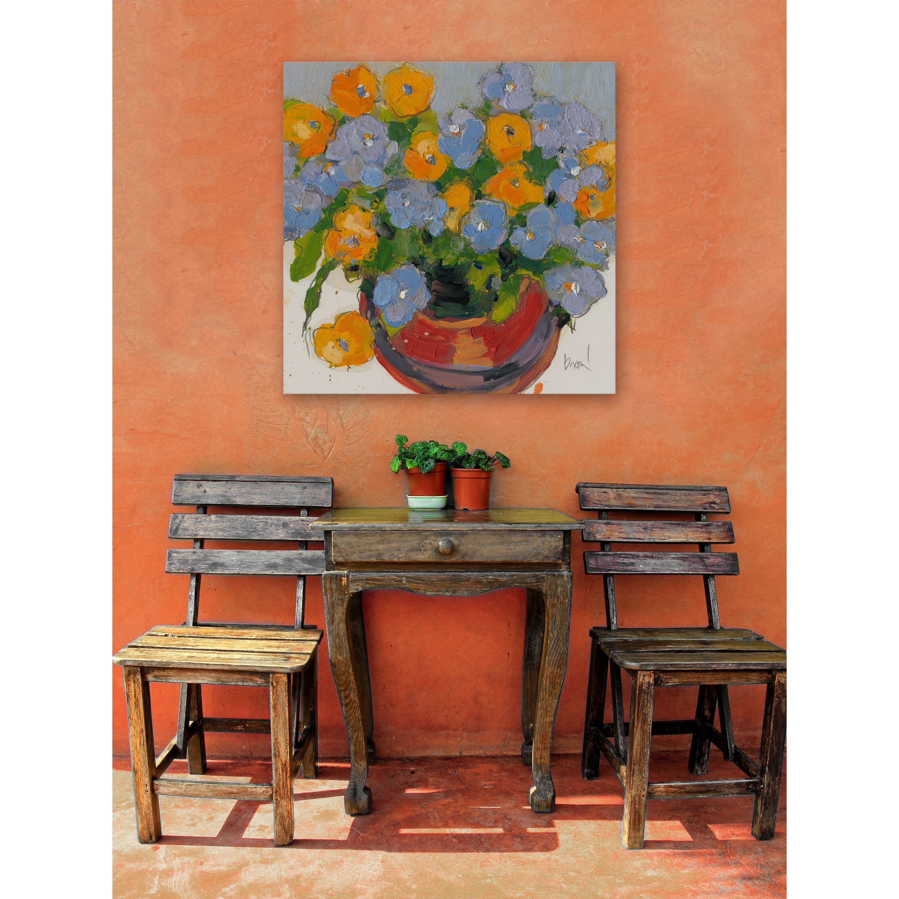 Marmont Hill "Potted Plant I" Painting Print on Wrapped Canvas