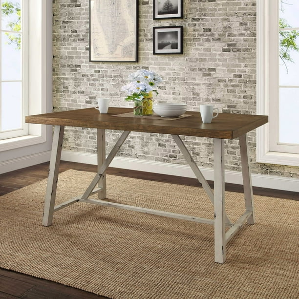 Metal Dining Table, Wood And Metal Dining Table With Bench