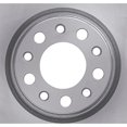 thumbnail image 3 of KarParts360 For Dodge Dart 2013 2014 2015 2016 Brake Rotors Front | Cast Iron | 1-Piece Construction | Rotors Only Design, 3 of 4
