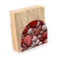 thumbnail image 2 of Stones Red Acrylic Napkin Holder Clear Paper Tissue Dispenser Kitchen Dining Room Bathroom Party Hotel, 2 of 8