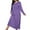 Purple, variant on Oksale Cute Love Hearts Graphic Sleep Dress for Women Plus Size Long Sleeve Nightgowns Casual Crew Neck Night Dress for Home Ultra Soft Loose Fit Maxi Loungewear 2025 Light Blue S