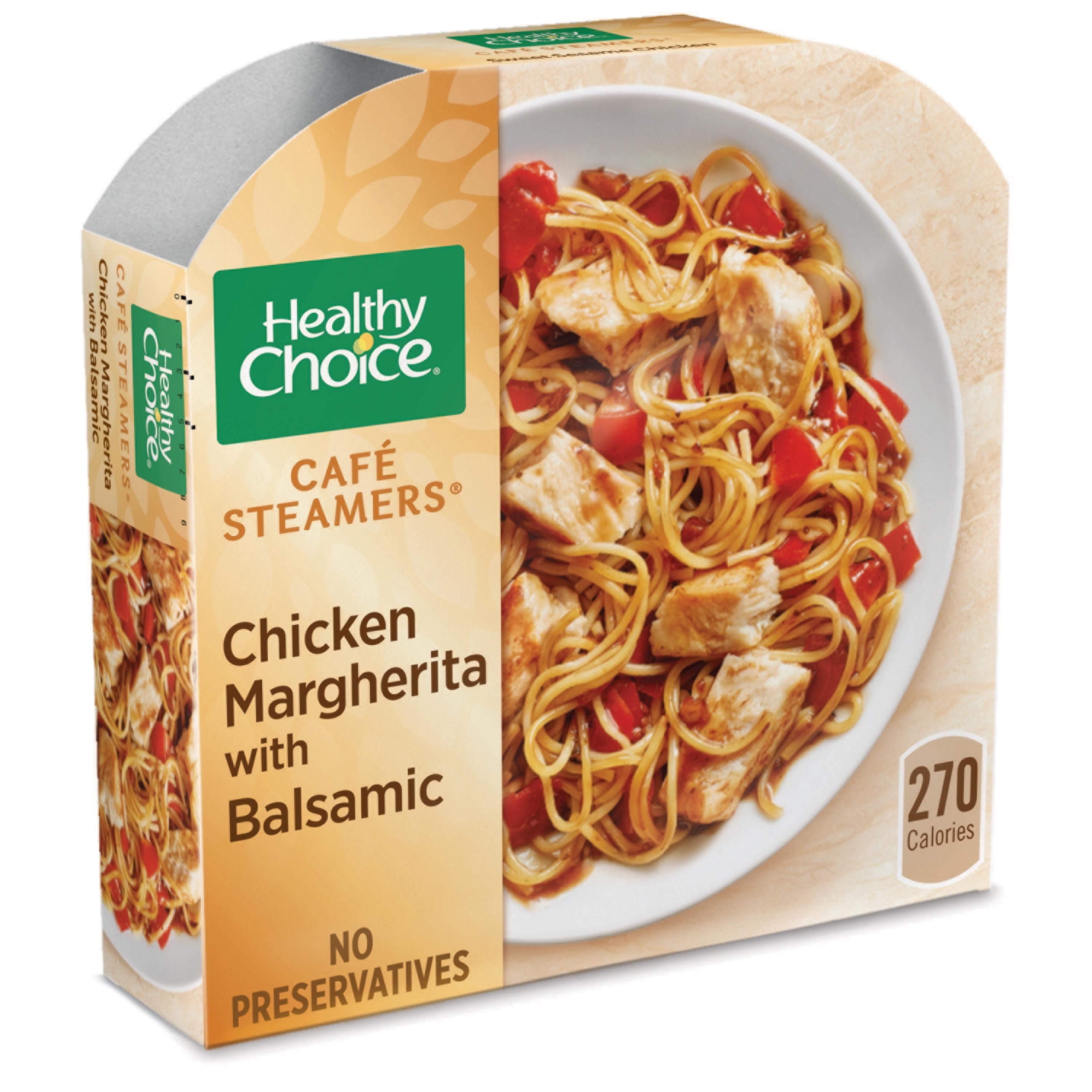 Healthy Choice Cafe Steamers Frozen Dinner Chicken Margherita With 