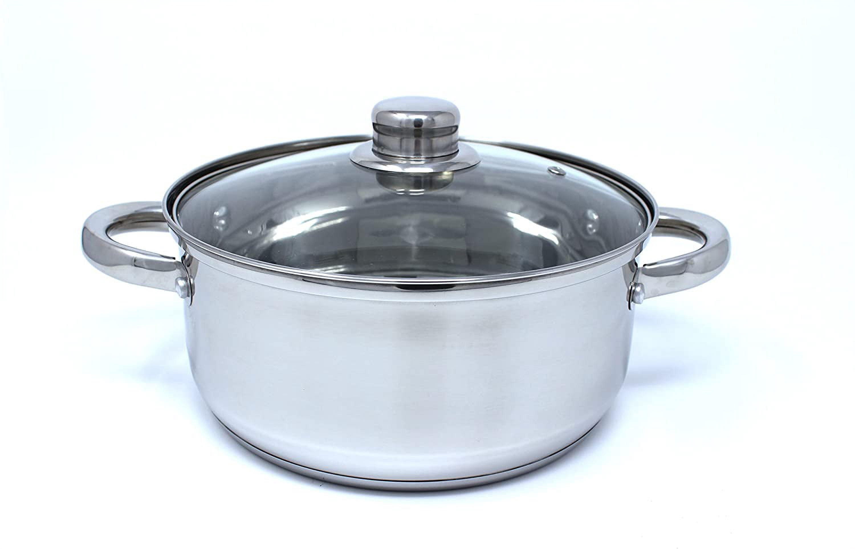 Concord Cookware Sas1700S 7-Piece Stainless Steel Cookware Set, includes Pots and Pans