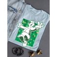 thumbnail image 3 of Shamrock's ICEE Bear Fun - Lucky St.Patrick's Day Graphic Women's T-shirt, 3 of 4