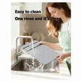 thumbnail image 2 of Osfvolr Drawer Organizer Knives Organizer Premium Compact Multifunctional Soft Knife Mat Silicone Knife Storage Tray Black, 2 of 8