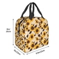 thumbnail image 3 of Sikiie Vintage Plaid Cute Sunflower Lunch Bag for Women & Men Adult Insulated Lunch Box, Food Lunch Containers Lunch Tote Bags for Work, Travel, Outdoor, 3 of 8