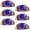 Multicolored 3, variant on PhooArto 6 Pcs Cup Drawer Pulls, Dreamcatcher Golden Pattern Shell Shape Handles Cabinet Knobs for Dresser Cupboard Closet Wardrobe with Screws