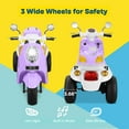 Kidzone Toddler Operated Motorized 3Wheel Kids Scooter with Music