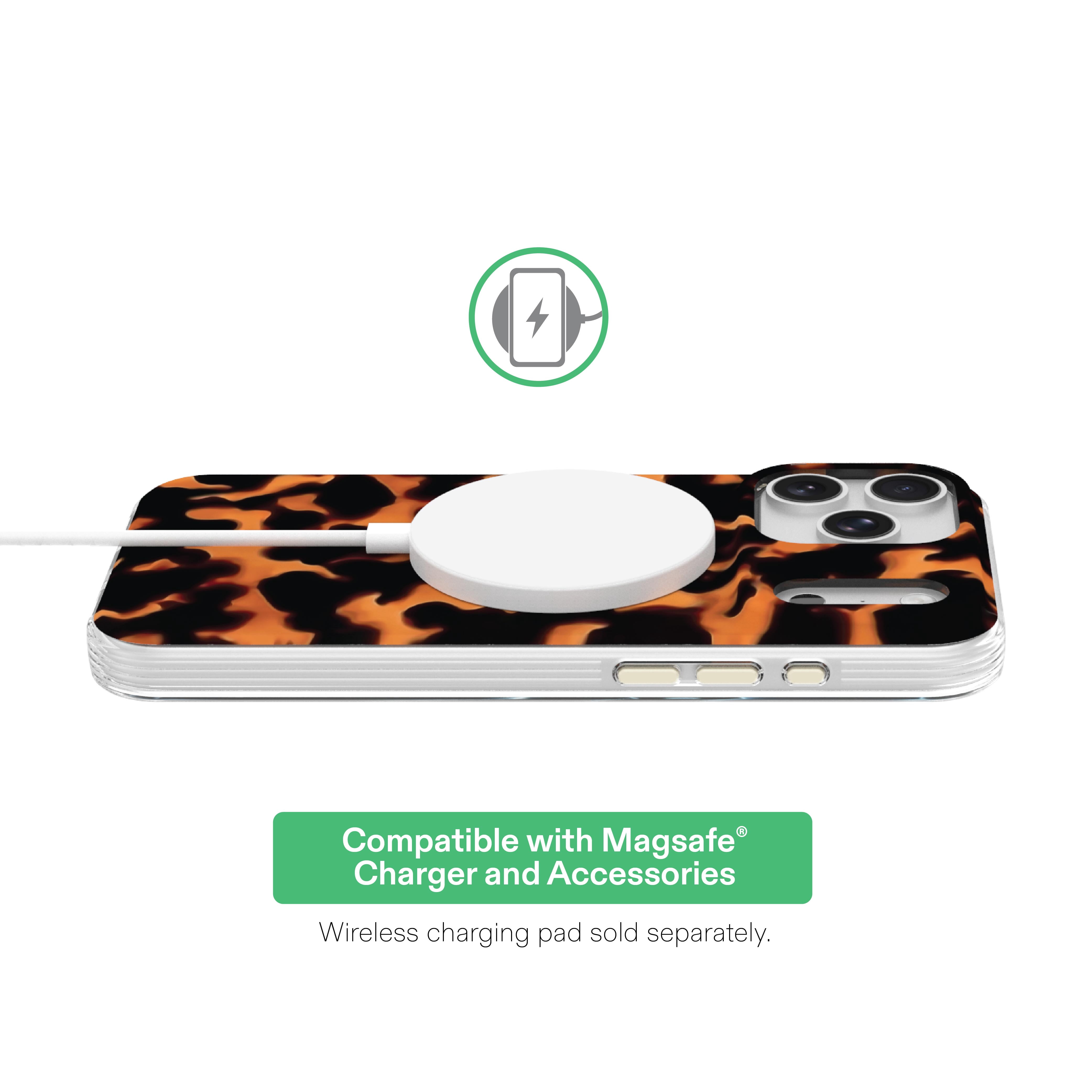 onn Phone Case for iPhone 18 Pro Max / 17 Pro Max, MagSafe Compatible - Tortoise Shell