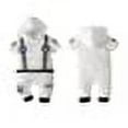 thumbnail image 2 of StylesILove Baby Toddler Boy Astronaut Cotton Onesie Hooded Romper Cosplay Party Halloween Jumpsuit Outfit (18 Months, White - Short Sleeve), 2 of 8