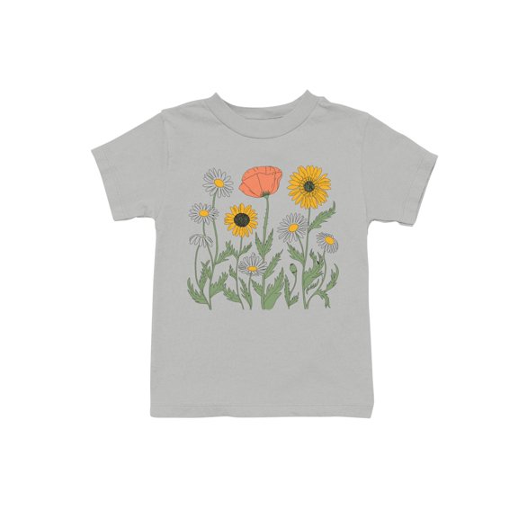 Aesthetic Floral Graphic Youth's T-shirt