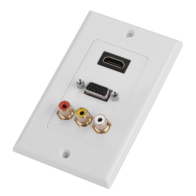 Panel multimedia ANGGREK ABS 3 en 1 HDMI VGA RCA