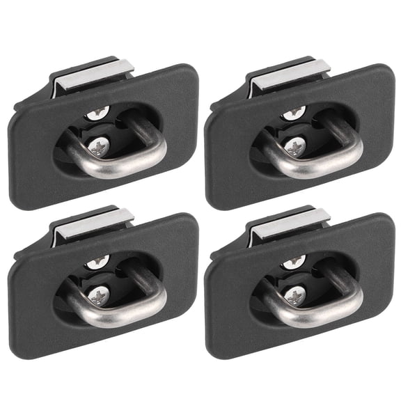Elowen Tie Down Hook Steel 4pcs Tie Down Anchor Hook Rings Stretchable Fits for 1998-14 1000lbs Load Capacity