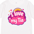 thumbnail image 4 of Inktastic Niece Gift I Love My Tia Girls Long Sleeve Toddler T-Shirt, 4 of 5