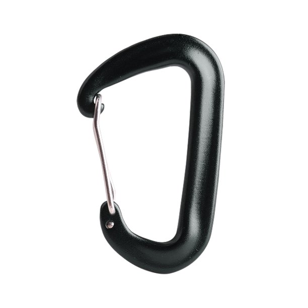paquete de 4, 12KN (2697 lbs) caribeños resistentes para camping, senderismo, actividades al aire libre y gimnasio, etc., mosquetones pequeños para correa y arnés de perro, negro y naranja ShuxiuWang 1327533083997