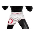 thumbnail image 4 of Pantalones cortos de boxeo para muay thai Fairtex BS1918 Enso White Small, 4 of 6
