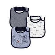 Child of Mine by Carter's Baby Boy Cotton Drool Baby Bib, 3 Pack