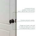thumbnail image 5 of Design House 779173 Egg Passage Hall and Closet Door Knob Matte Black, 5 of 15